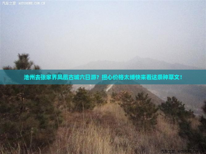 池州去张家界凤凰古城六日游？担心价格太缚快来看这条种草文！