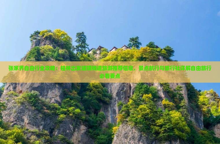 张家界自由行全攻略：桂林出发玻璃栈道旅游推荐信息，景点航行与旅行社详解自由旅行必看要点
