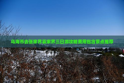 乌海市去张家界袁家界三日游攻略费用包含景点推荐