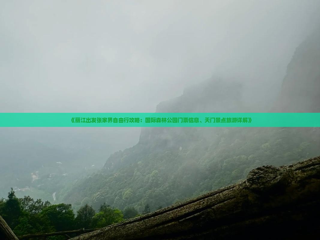 《丽江出发张家界自由行攻略：国际森林公园门票信息、天门景点旅游详解》