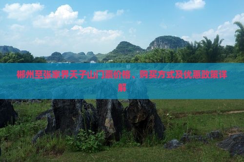 郴州至张家界天子山门票价格、购买方式及优惠政策详解