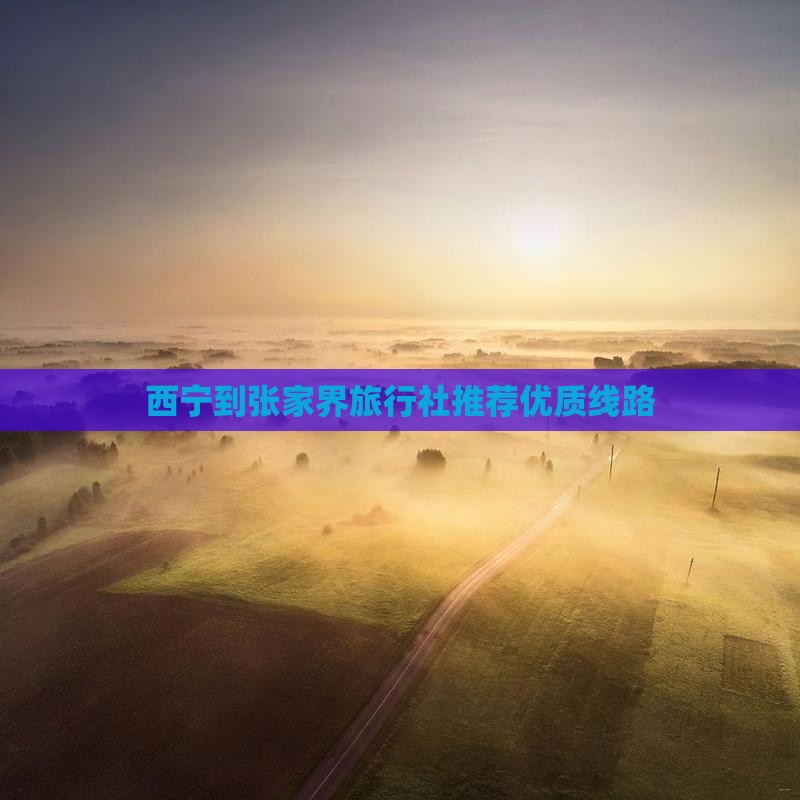 西宁到张家界旅行社推荐优质线路