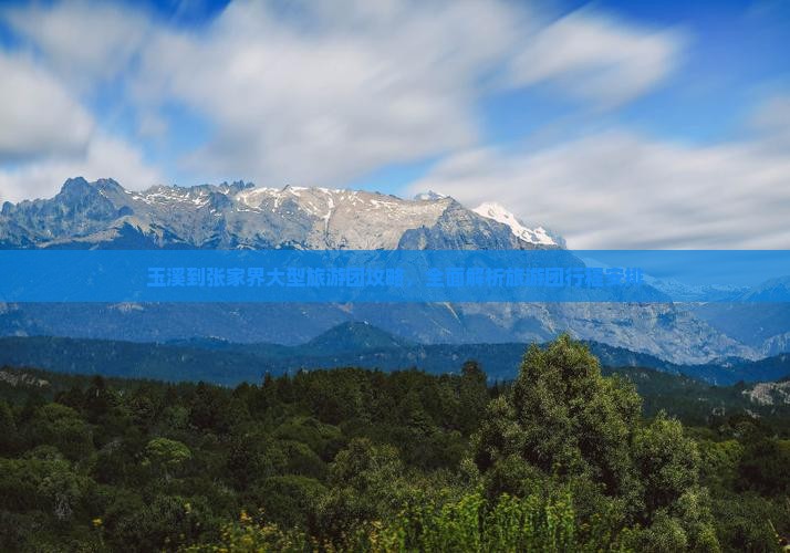 玉溪到张家界大型旅游团攻略，全面解析旅游团行程安排