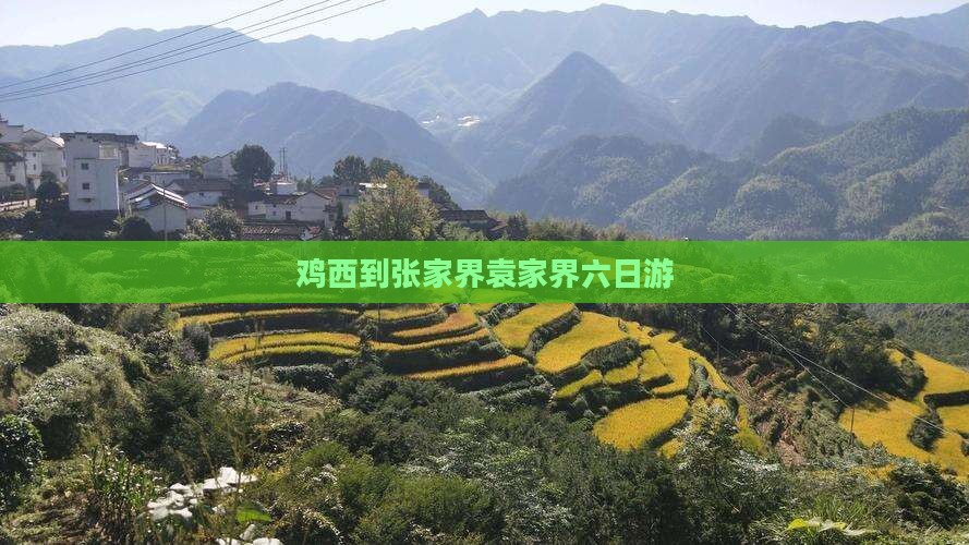 鸡西到张家界袁家界六日游