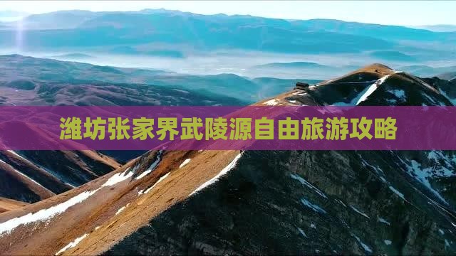 潍坊去张家界武陵源自由团