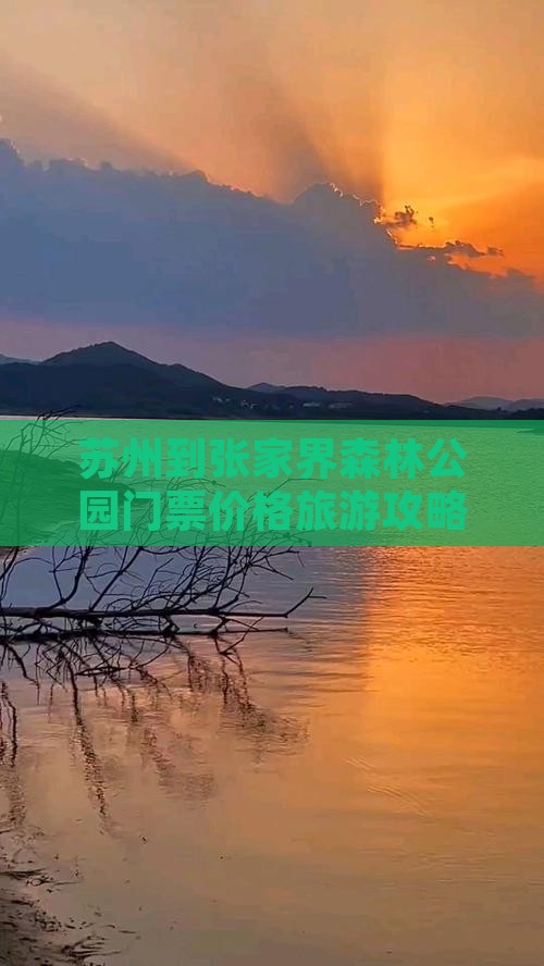 苏州到张家界森林公园门票