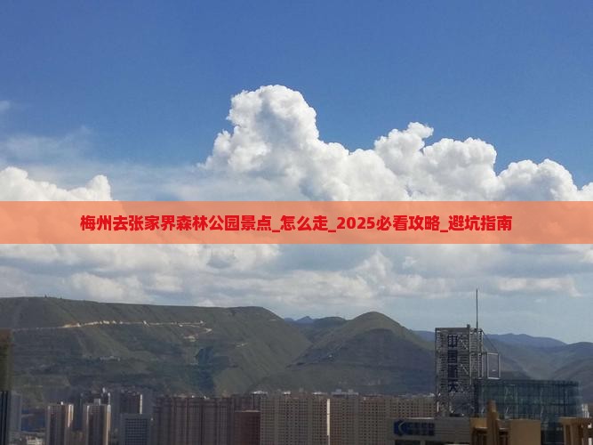 梅州去张家界森林公园景点