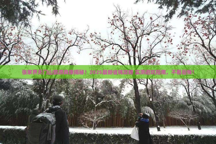 张家界到张家界天门山旅游