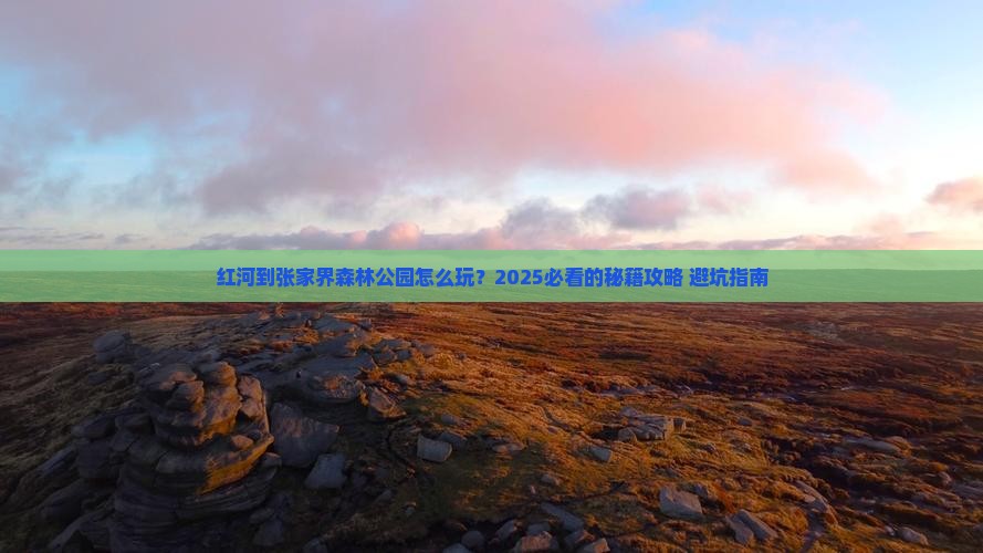 红河到张家界森林公园旅游