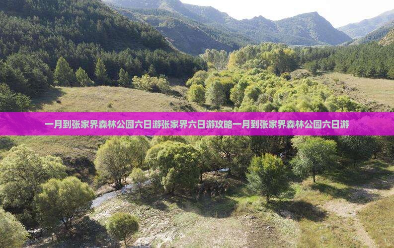 一月到张家界森林公园六日游