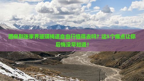 酒泉到张家界玻璃栈道自由行
