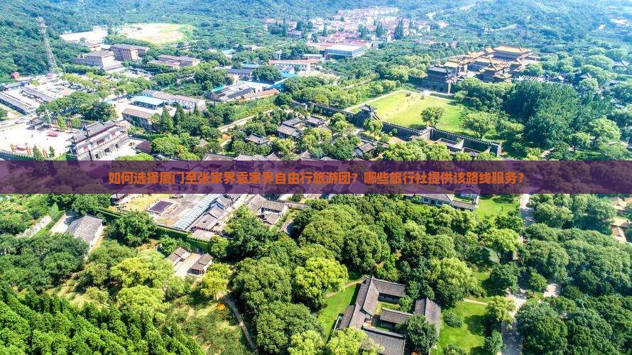 如何选择厦门至张家界袁家界自由行旅游团？哪些旅行社提供该路线服务？