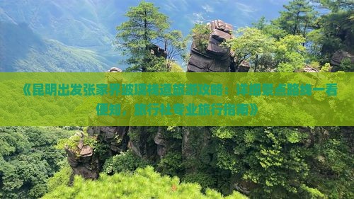 《昆明出发张家界玻璃栈道旅游攻略：详细景点路线一看便知，旅行社专业旅行指南》