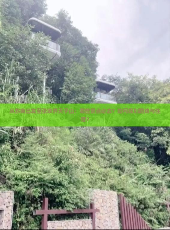从黔南出发至张家界天子山：哪些景点必去？如何规划路线与住宿？