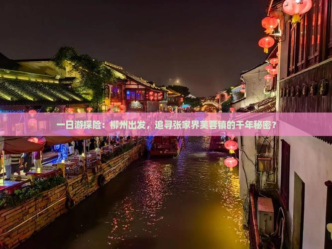 一日游探险：柳州出发，追寻张家界芙蓉镇的千年秘密？