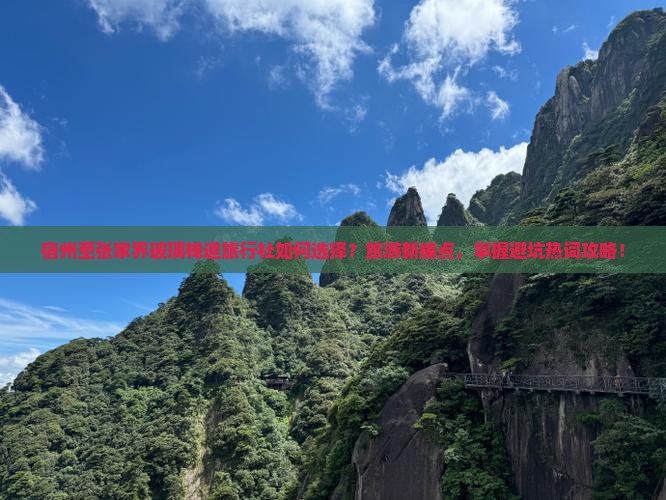 宿州至张家界玻璃栈道旅行社如何选择？旅游新痛点，掌握避坑热词攻略！