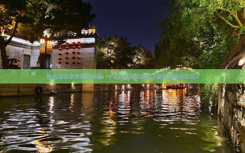 独自闯张家界森林公园：十月独行侠怎样留下最炫酷旅行印记？