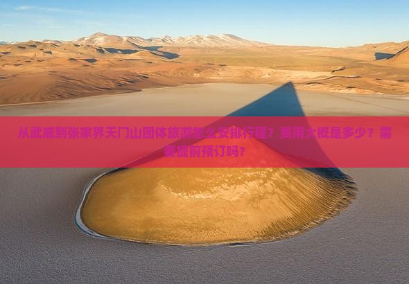 从武威到张家界天门山团体旅游怎么安排行程？费用大概是多少？需要提前预订吗？