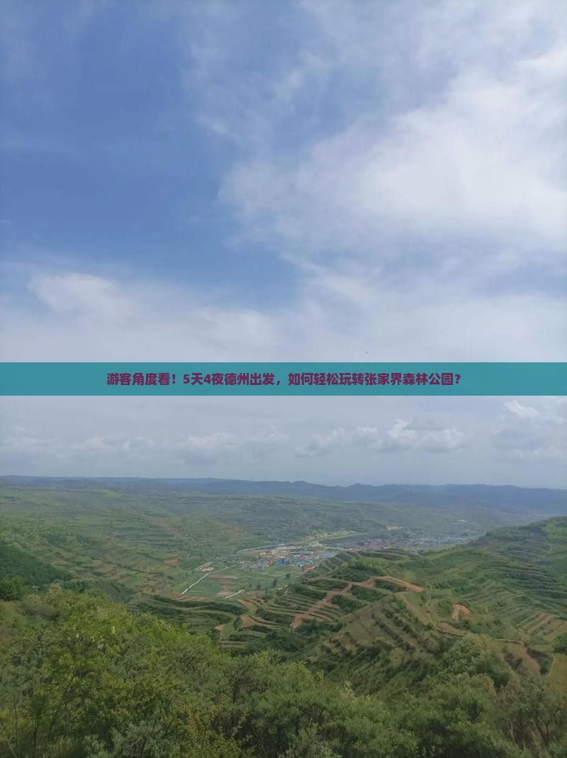 游客角度看！5天4夜德州出发，如何轻松玩转张家界森林公园？