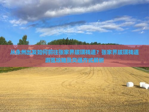 从永州出发如何前往张家界玻璃栈道?张家界玻璃栈道游览攻略及交通方式解析 从永州出发如何前往张家界玻璃栈道?张家界玻璃栈道游览攻略及交通方式解析