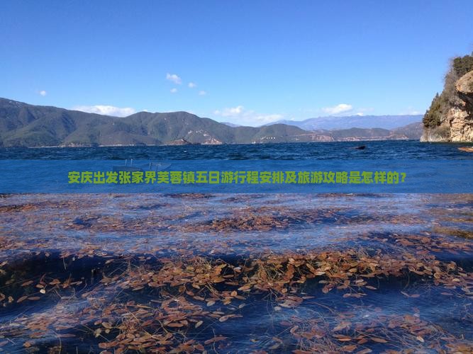 安庆出发张家界芙蓉镇五日游行程安排及旅游攻略是怎样的？