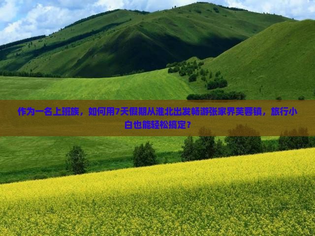 作为一名上班族，如何用7天假期从淮北出发畅游张家界芙蓉镇，旅行小白也能轻松搞定？