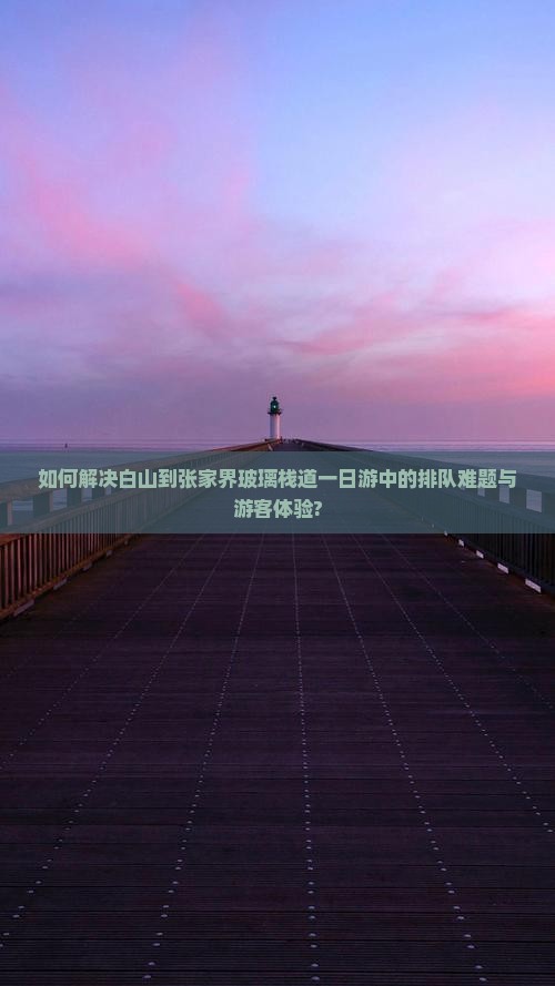 如何解决白山到张家界玻璃栈道一日游中的排队难题与游客体验?