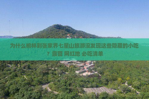 为什么榆林到张家界七星山旅游没发现这些隐藏的小吃？露营+网红地+必吃清单