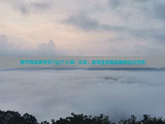 南宁到张家界天门山个人游