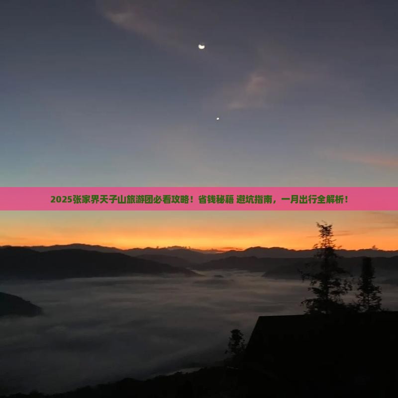 一月到张家界天子山大型旅游团