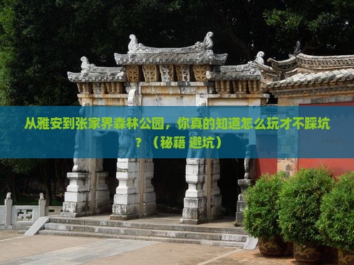雅安到张家界森林公园景点