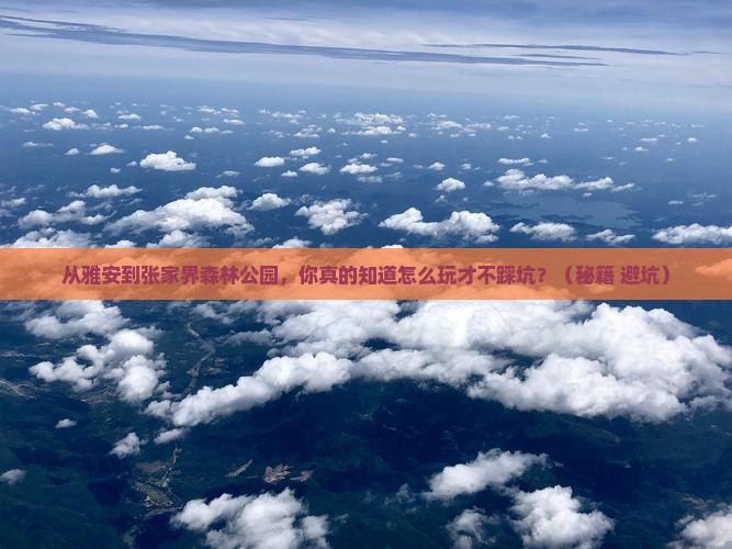 雅安到张家界森林公园景点