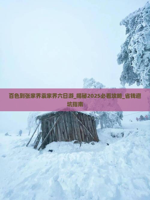 百色到张家界袁家界六日游
