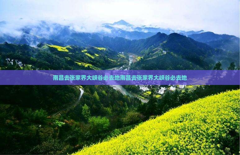 南昌去张家界大峡谷必去地