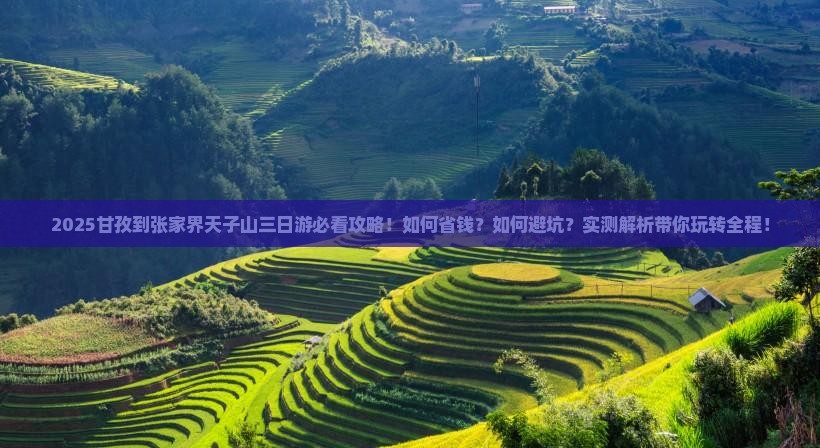 甘孜到张家界天子山三日游