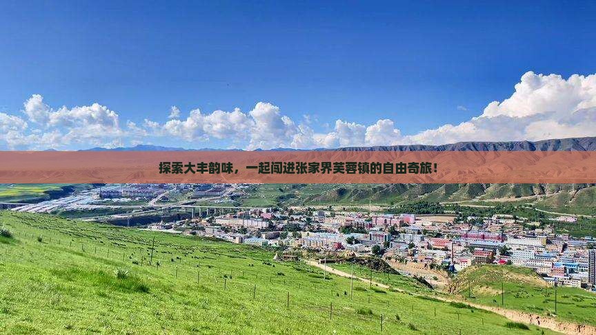 探索大丰韵味，一起闯进张家界芙蓉镇的自由奇旅！