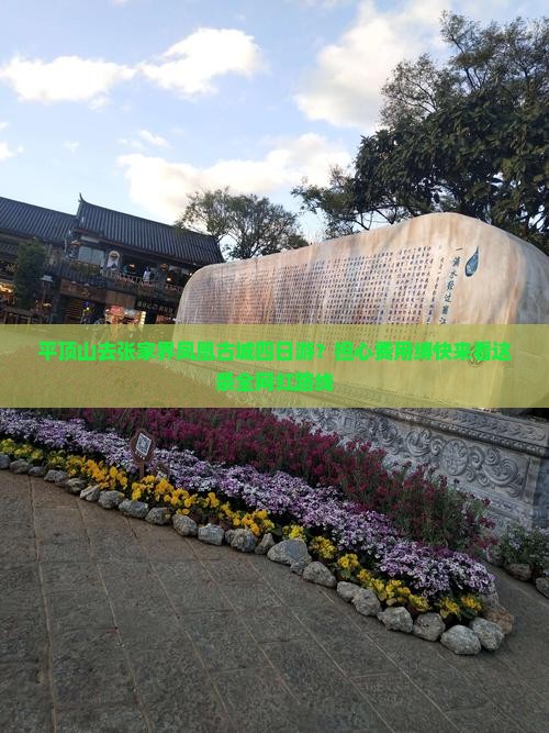 平顶山去张家界凤凰古城四日游？担心费用缚快来看这条全网红路线