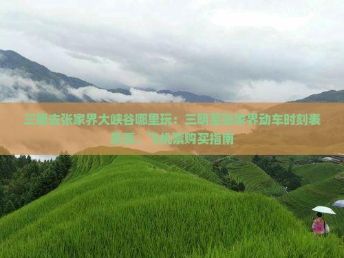 三明去张家界大峡谷哪里玩：三明至张家界动车时刻表及票、飞机票购买指南