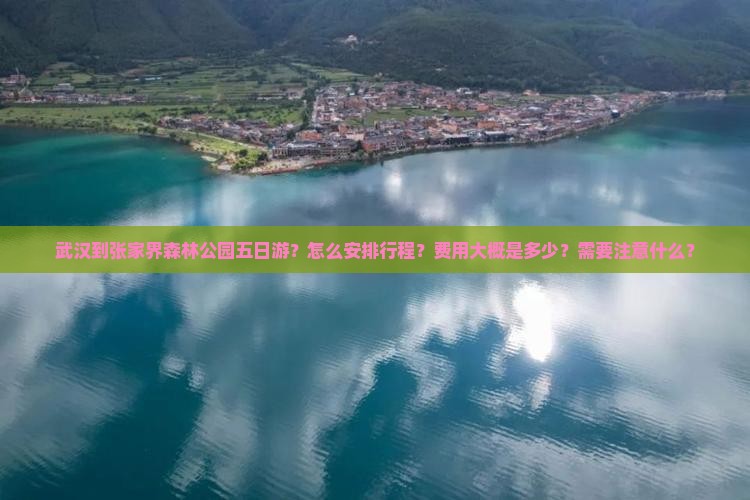武汉到张家界森林公园五日游？怎么安排行程？费用大概是多少？需要注意什么？