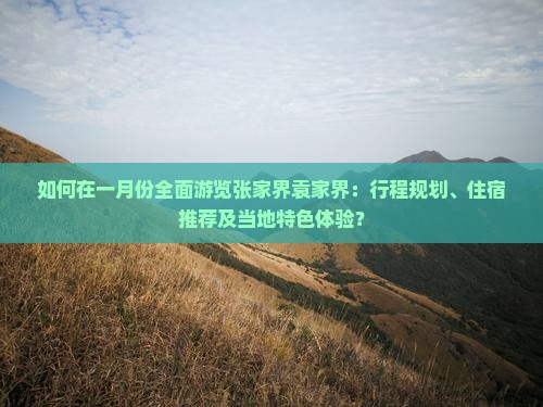 如何在一月份全面游览张家界袁家界：行程规划、住宿推荐及当地特色体验？