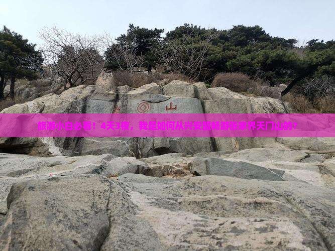 旅游小白必看!4天3夜,我是如何从兴安盟畅游张家界天门山的? 旅游小白必看!4天3夜,我是如何从兴安盟畅游张家界天门山的?