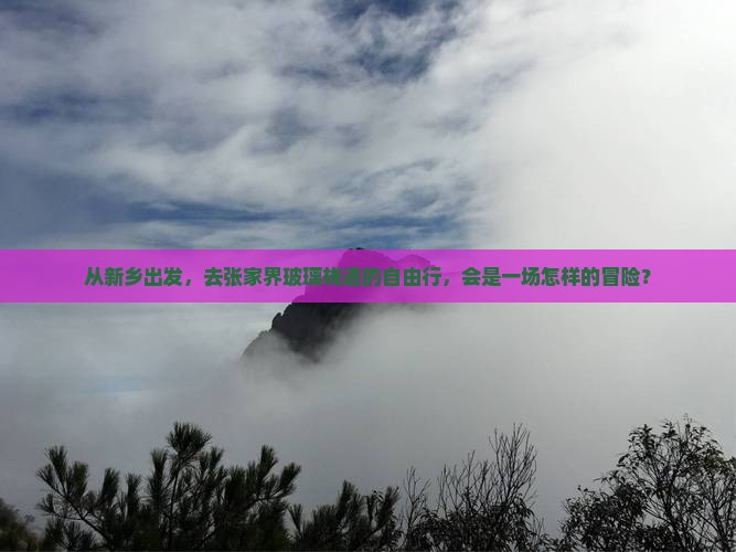 从新乡出发，去张家界玻璃栈道的自由行，会是一场怎样的冒险？
