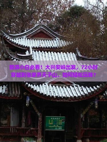 旅游小白必看！大兴安岭出发，72小时穿越到张家界天子山，如何轻松玩转？