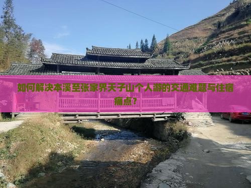 如何解决本溪至张家界天子山个人游的交通难题与住宿痛点？