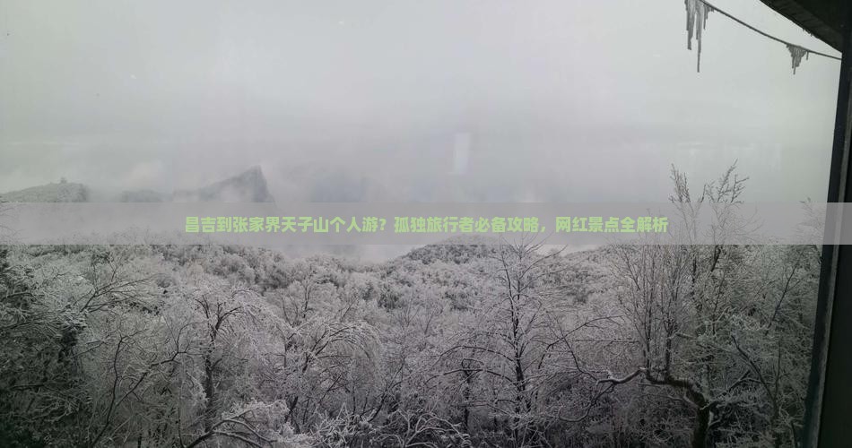 昌吉到张家界天子山个人游？孤独旅行者必备攻略，网红景点全解析