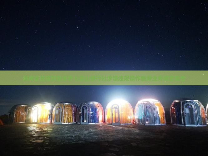 海南省直辖到张家界七星山旅行社涉嫌违规操作旅游业务调查报告