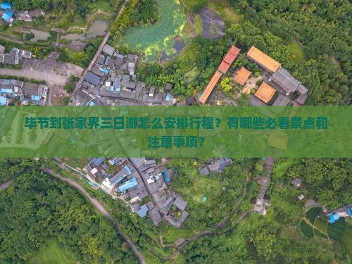 毕节到张家界三日游怎么安排行程？有哪些必看景点和注意事项？