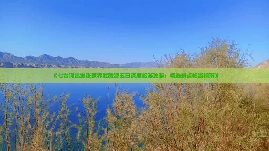 《七台河出发张家界武陵源五日深度旅游攻略：精选景点畅游指南》