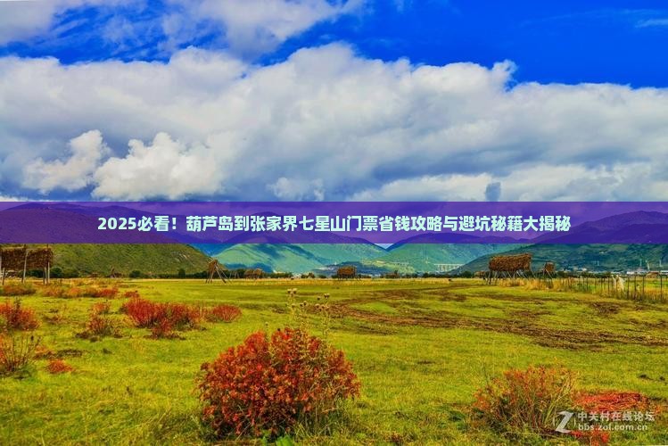 葫芦岛到张家界七星山门票