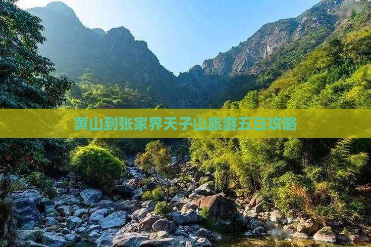黄山到张家界天子山五日游